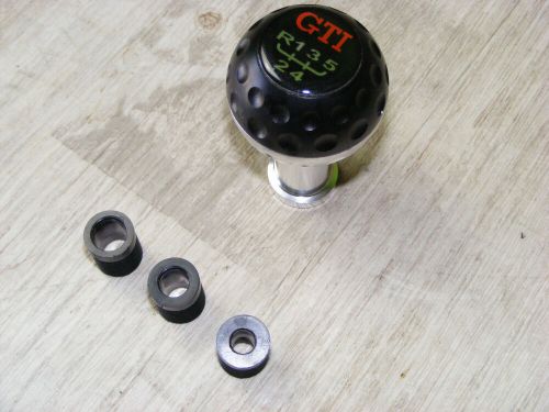 Shift button golf ball look 5-speed vw golf 1 2 gti convertible jetta gt 16v g60 new-