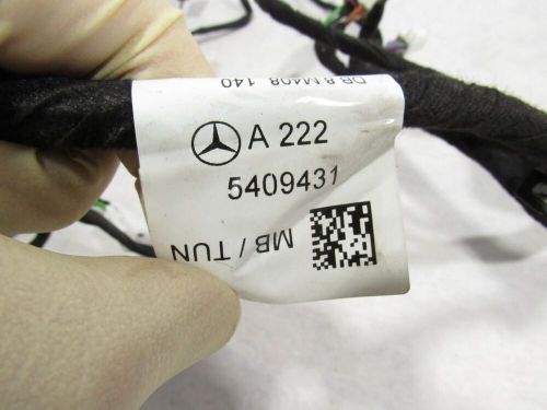 18-20 mercedes s560 w222 2019 front right passenger door wire wiring harness ;