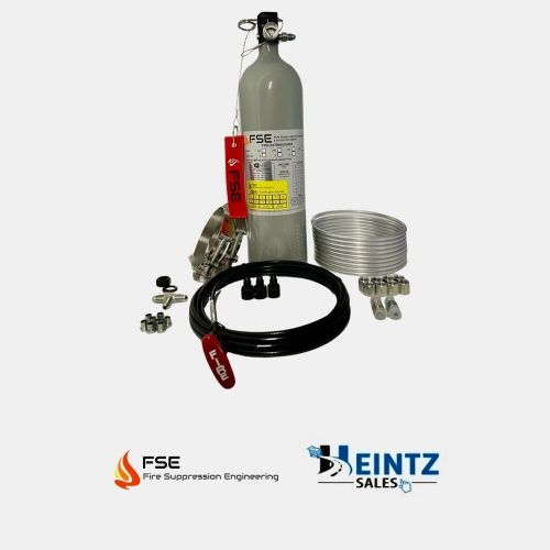 Fse 105111 fire suppression engineering sfi 5lb circle track extinguisher kit