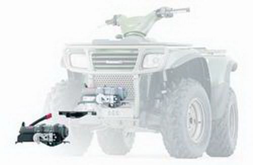 Warn 83130 atv winch mounting system