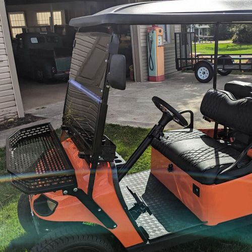 For 2014-up ezgo txt golf cart fold down folding tinted windshield w/ hardware