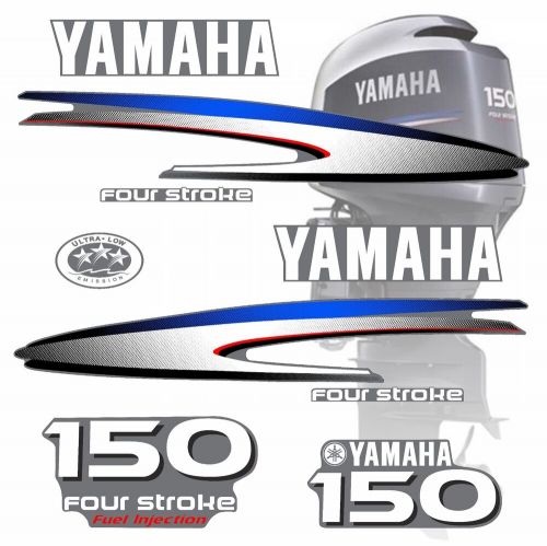 Yamaha 4-stroke 150 outboard / set decals / stickers