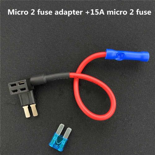 Micro2 fuse tap mini fuse holder add-a-circuit blade atr/apt 15a fuse 12v 5pcs