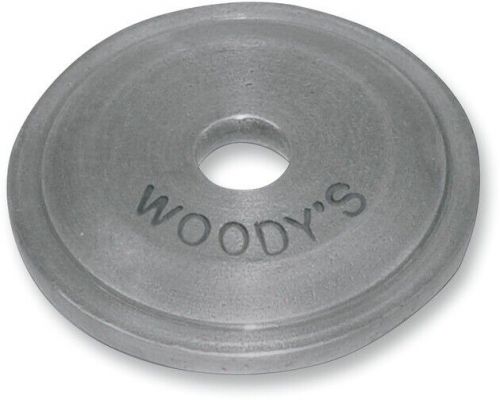 Woody&#039;s grand digger round aluminum support plate natural 5/16&#034; 6-pack