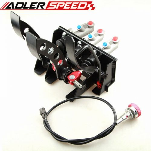 Adlerspeed high quality racing hydraulic clutch brake bias pedal box assembly