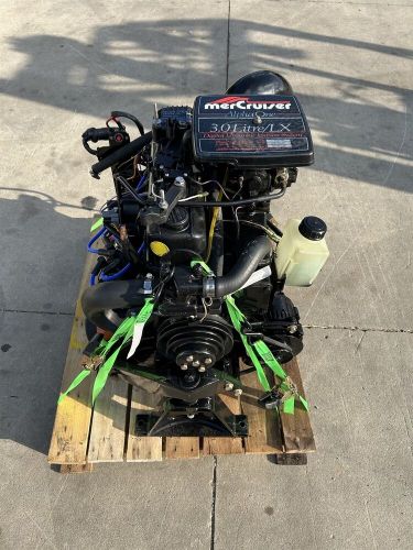 96 mercury marine mercruiser 3.0 l 4 cylinder boat engine no salt drop in ready