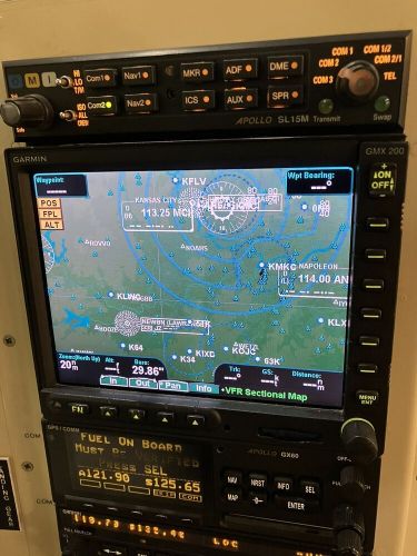 Garmin gmx 200 mfd  p/n 011-01467-00 with i/o radar &amp; traffic