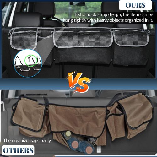 Car back seat rear trunk organizer storage bag pocket pouch bag universal felt.