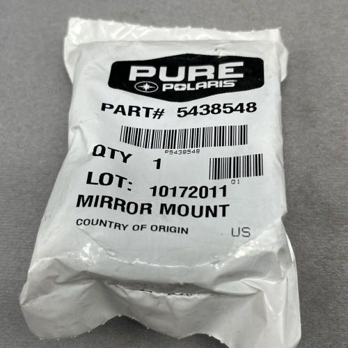 Cc@10.14 new oem polaris snowmobile mirror mount part number-5438548