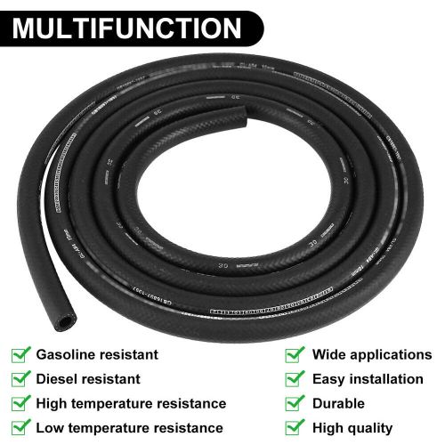 3/8 inch fuel line hose 10ft nbr rubber push lock hose high pressure 300psi