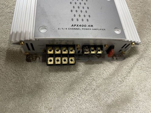 Clarion marine apx400.4m 4 channel power system amplifier - boat amp