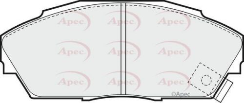 Apec brake pad set pad704 honda accord legend prelude   --- same day dispatch