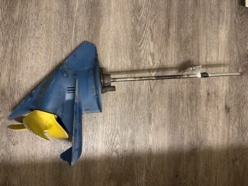 1970 evinrude 4006e omc 4 hp outboard weedless gear case lower unit propellor