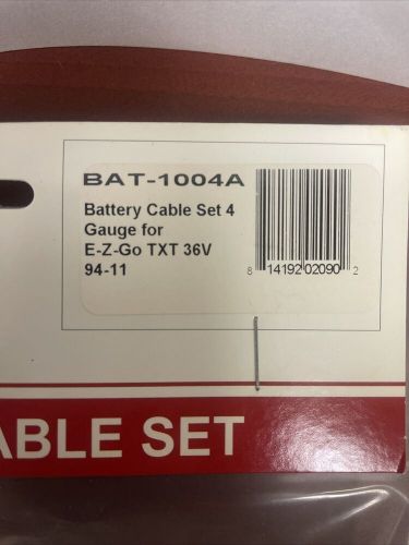 Battery cable set for e-z-go med/txt, 1994 and newer 9353; bat-1004a