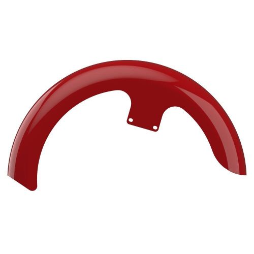 Advanblack 21&#034; reveal wrapper hugger front fender redline red fits 09+ harley