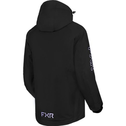 Fxr womens fresh jacket warm insulated durable hydrx vented black/lilac