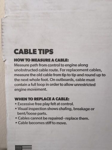 Dometic/seastar xtreme control cable, ccx21416, 16ft