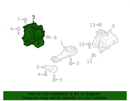 Genuine mitsubishi front mount 1091a351