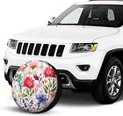 Floral pattern print tires cover customized wheel cover fits tire for many