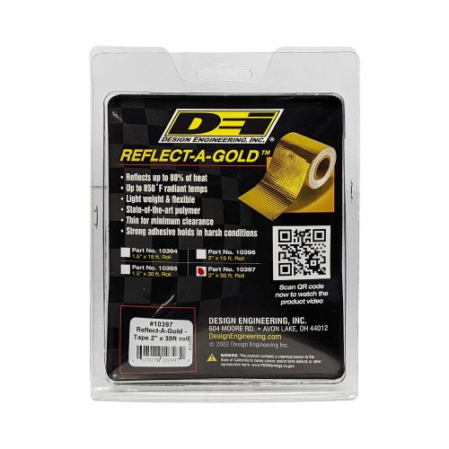 Dei for reflect-a-gold heat reflective tape - 2&#034; x 30&#039;