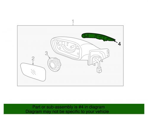 Genuine hyundai turn signal light lens 87613-3s000