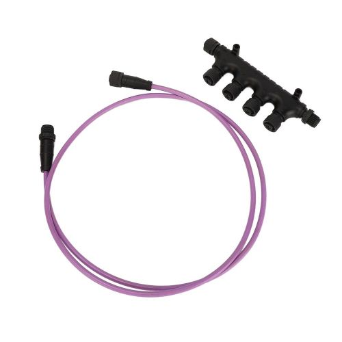 For nmea 2000 4 port multiport t connector m12 &amp; wire cable for marine