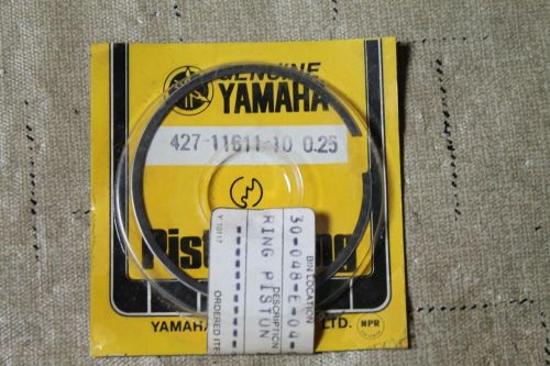 Yamaha piston rings 1st over (0.25) new 427-11611-10-00 7yf-1161a-00-00 kt100