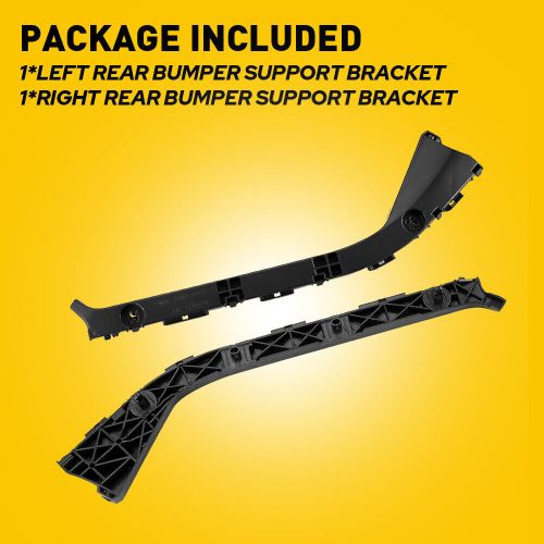 Bumper bracket for 04-09 toyota prius set of 2 rear drive lh &amp; passenger rh e