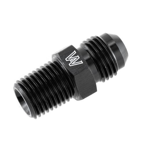 Black -6an flare to 1/4 npt adapter black 6an fitting