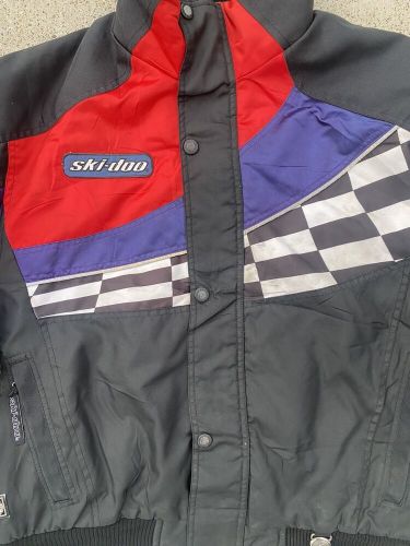 Vintage ski-doo bombardier snowmobile jacket coat men’s size m, read description