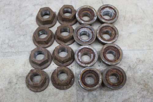 03-13 polaris sportsman 500 2 piece wheel flange lug nut lugnut set read descrip