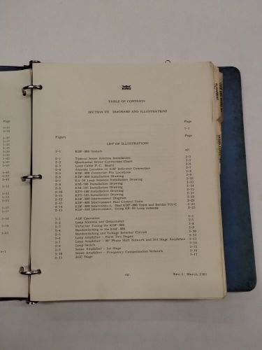 King kdf-800 automatic direction finder maintenance manual no. 006-5018-00 orig.