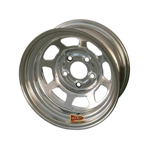 Aero race wheels 50-274740 chrome 15&#034; x 7&#034; - 5 x 4.75&#034; pattern - 4&#034; back spacing