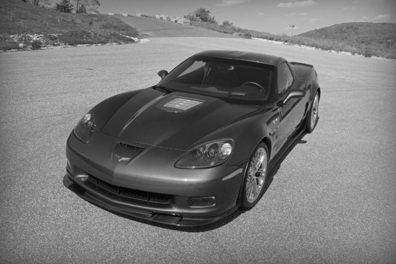 Chevy corvette cyber gray zr1 ls9 hd poster super car b&w print multiple sizes