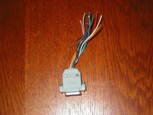 Wiring connector for ack a-30 altitude encoder !!! nice original a 30 plug !!!