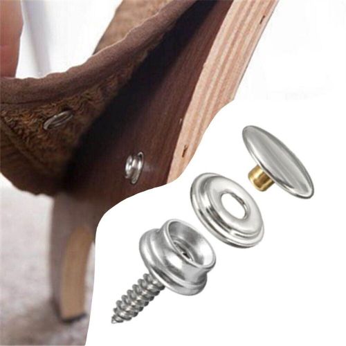 Reliable yacht canvas screw buckle sturdy foot pad fastener with a sleek design