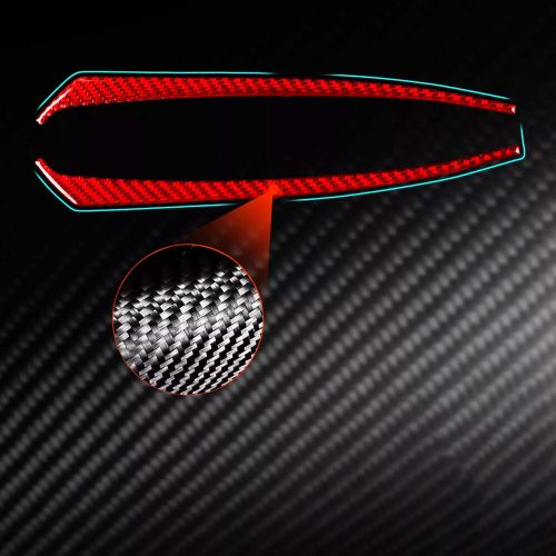 For gr supra a90 20-22 side door red carbon fiber rearview mirror cover trim