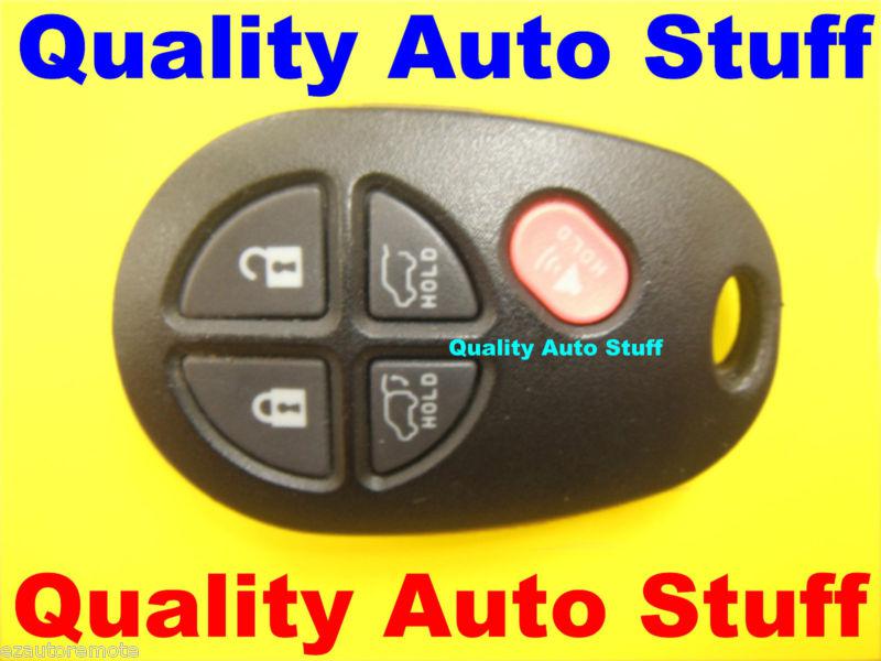 2007 - 2011 toyota highlander sport keyless remote fob gq43vt20t five buttons 