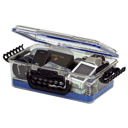 Plano guide series waterproof case 3700 - blue/clear