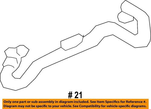 Ford oem 17-18 escape 1.5l-l4 emission-pcv vacuum hose gv6z6a664b