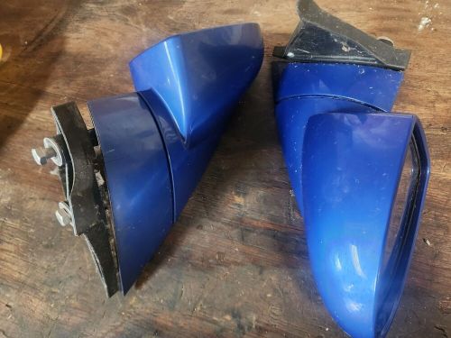 02 seadoo rx di 951 rxdi gtx lh left right mirror blue set pair