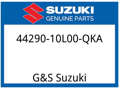 Suzuki oem part 44290-10l00-qka cover,fuel tank fr (silver)