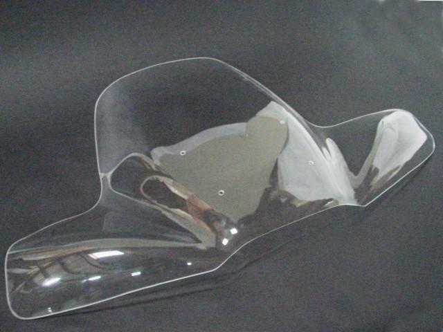 Clear large 20"x35" windshield harley davidson sportster dyna glide softail xl