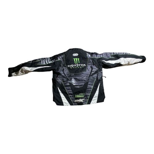 Castle x monster energy snowmobile jacket men&#039;s xl #68 tucker hibbert black