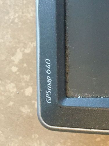 Garmin gpsmap 640 navigation marine chartplotter used