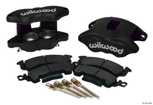 1965-68 chevy impala disc brake kit black wilwood calipers drilled slotted rotor