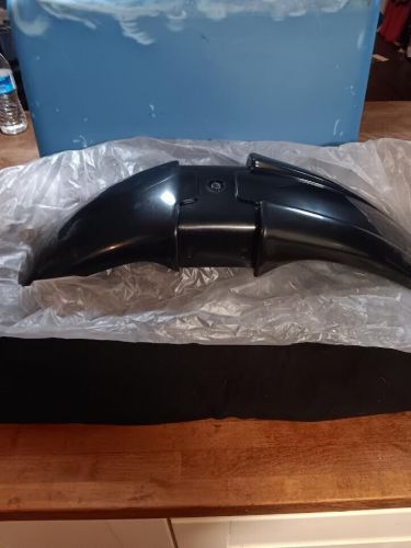 *new* oem yamaha tw200 tw 200 gloss black front fender 2yg-21511-00-00 (1988-21)