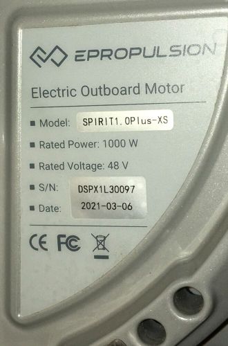 Epropulsion spirit 1.0+ electric outboard motor extra short shaft