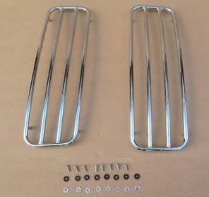 Chrome top rails for harley davidson touring flh hard saddlebags