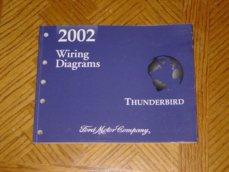 2002 ford thunderbird wiring diagrams workshop shop/service manual/book